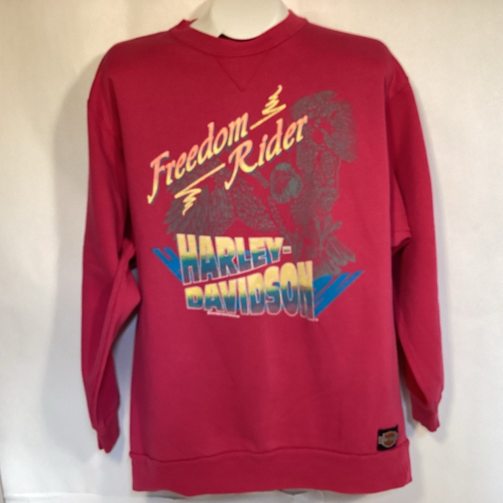 Vintage Harley-Davidson Women’s Sweatshirt Freedom Rider Size XL made in USA